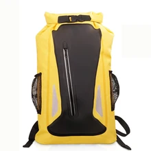 Водонепроницаемый сухой мешок водостойкий рюкзак для каякинга каноэ плавающая речная Трассировка парусный спорт 500D ПВХ 25L сверхмощный рафтинг пакет