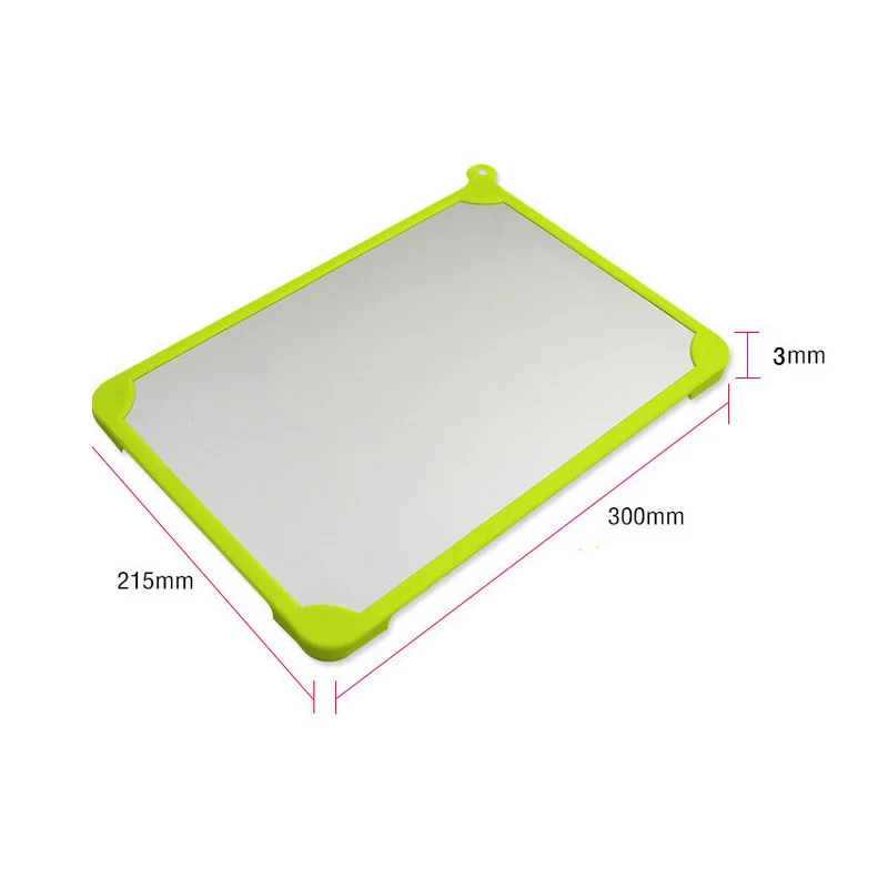 Kitchen Green Defrost Tray Thaw Frozen Food Plate Quick Time Safely Defrosting Small Kitchen Tools