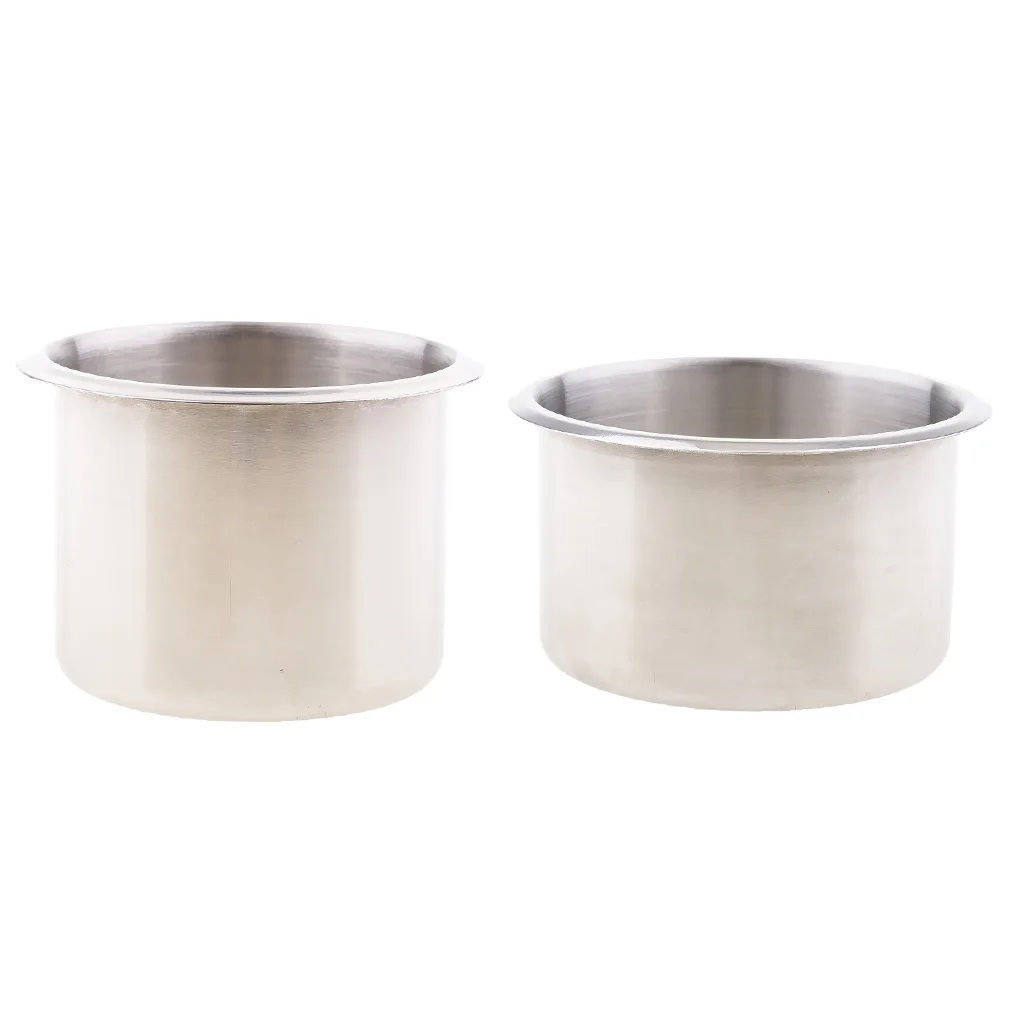 Pack of 2 Pieces Stainless Steel Drop-in Drink Holder 85x55mm and 90x55mm
