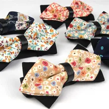 Новая мода цветочные бабочки галстуки для мужчин свадебные платья полиэфир галстук-бабочка PU бабочки галстук бабочка