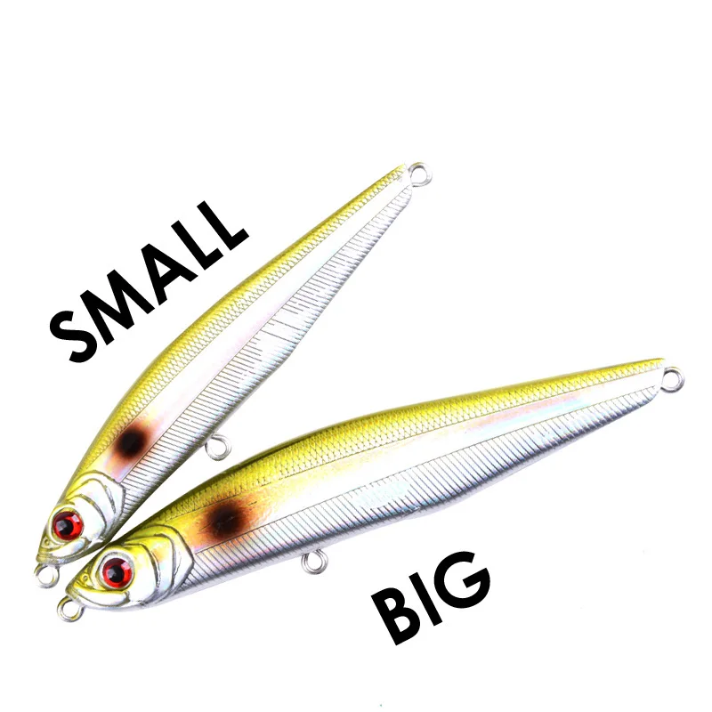 Señuelo de Pesca lápiz sumergido 28,4g cm 18,2 10,5g/9 cm cebo duro 3 colores opcional 3D ojos realista aparejos de Pesca artificiales Pesca Señuelo de Pesca lápiz sumergido 28,4g cm 18,2 10,5g/9 cm cebo duro 3 colores opcional 3D ojos realista aparejos de Pesca artificiales Pesca