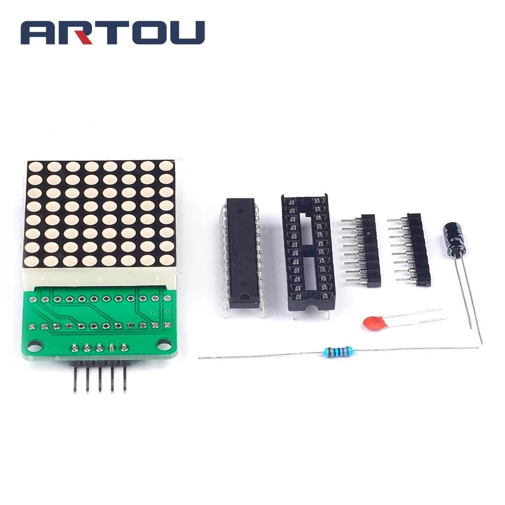 5PCS MAX7219 Dot Matrix Module Display Module DIY kit SCM Control Module