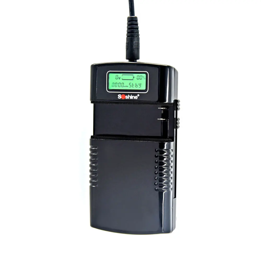 

Soshine M20 LCD Universal Battery Charger For Digital Cameras and Camcorders Battery