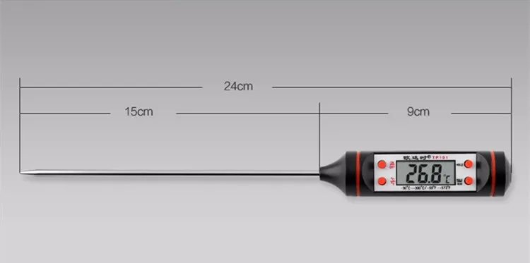 Минин электронная ручка термометр тип термометр для барбекю светодиодный цифровой термометр для еды счетчик воды