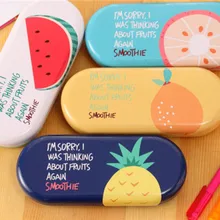 320 шт. креативные фрукты жестяные очки Чехол для рабочего стола коробка для хранения школьные офисные принадлежности Подарочные канцелярские принадлежности