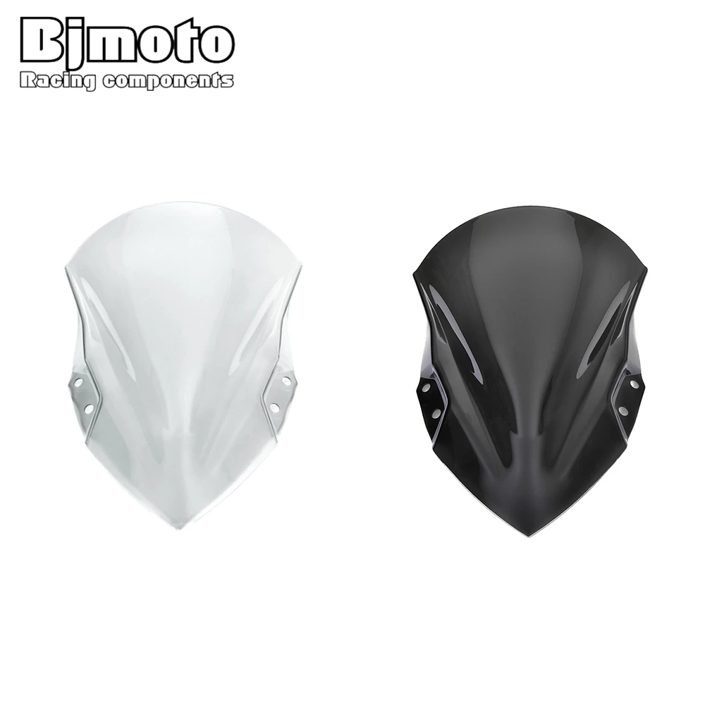 Ветровой экран BJMOTO для мотоцикла уличного велосипеда ветрового стекла Kawasaki Ninja 400
