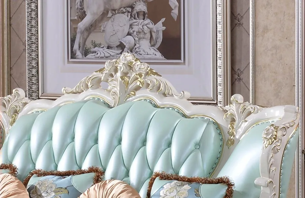 Sofas For Living Room Hot Sale Cheap Price Furniture Good Quality 321 Leather Sofa Luxury French Style Solid Italian Genuine