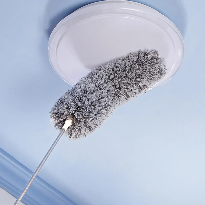 

Scalable telescopic magic microfiber for cleaning feather pusher push brushcleaning cleaning brush duster household handle LG66