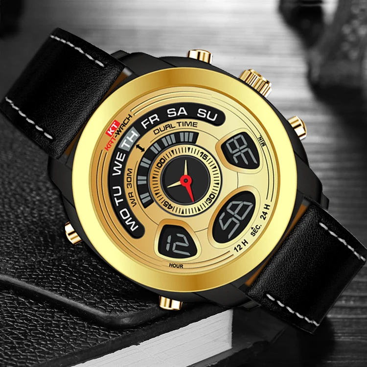 

KATWACH Gold Watch Men Watches Male Brand Luxury Dress Business Style Golden Watch for Men Clock Wristwatches Relogio Masculino