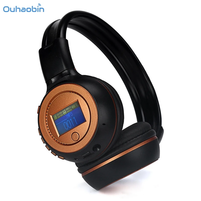 Ouhaobin Top Fashion Bluetooth Headphone 3.0 Stereo Bluetooth Wireless Headset Headphones With Call Mic Microphone Charging Sep4