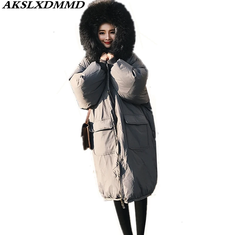 Femmes army Coton Veste Manteau Coupe Épaissir Col Cw011 De Mi Lâche À Fourrure Parkas Vêtements Chaud Gray Green D'hiver Capuche long En 2019 Nouveau PZOXiuTk