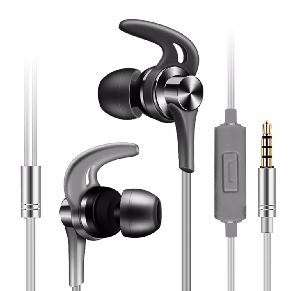 Earphones with Microphone Call and Song Control Stereo In ear
