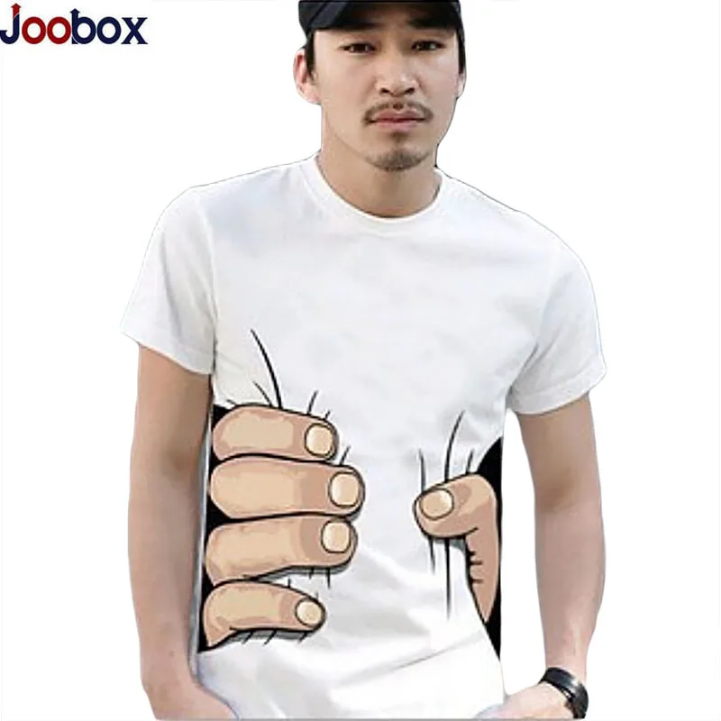 New 2017 Fashion Big Hand 3d Printed t shirt Men Grasping Your Waist ...