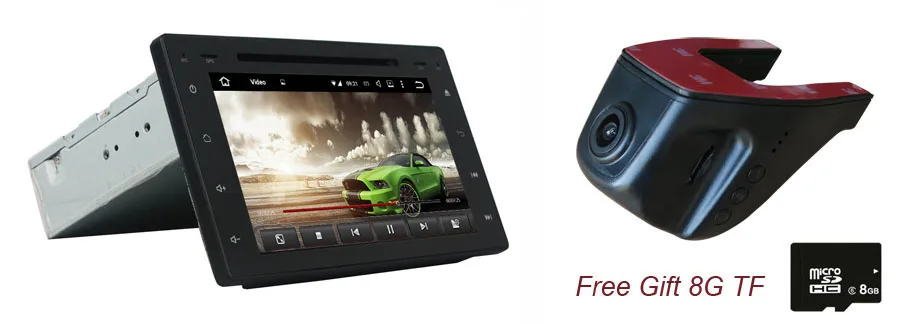 Perfect auto  8 inch Car GPS Navigation for Toyota HILUX 2016 Android car multimedia Player 10