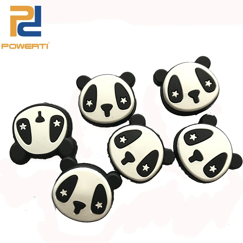 POWERTI 10pcs/lot Panda Tennis Racket Dampener Cartoon Funny Tennis