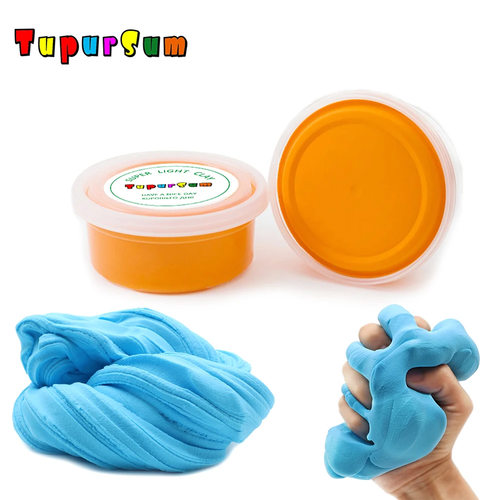 

90ml Air Dry Plasticine Fluffy Slime Polymer Clay Supplies Super Light Soft Cotton Charms for Slime Kit Lizun Antistress Toys