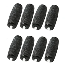 8 шт ножные педикюрные Сменные валики, электронные пилки для ног, Сменные Роликовые головки для удаления омертвевшей жесткой сухой кожи, роликовые инструменты для удаления мозолей