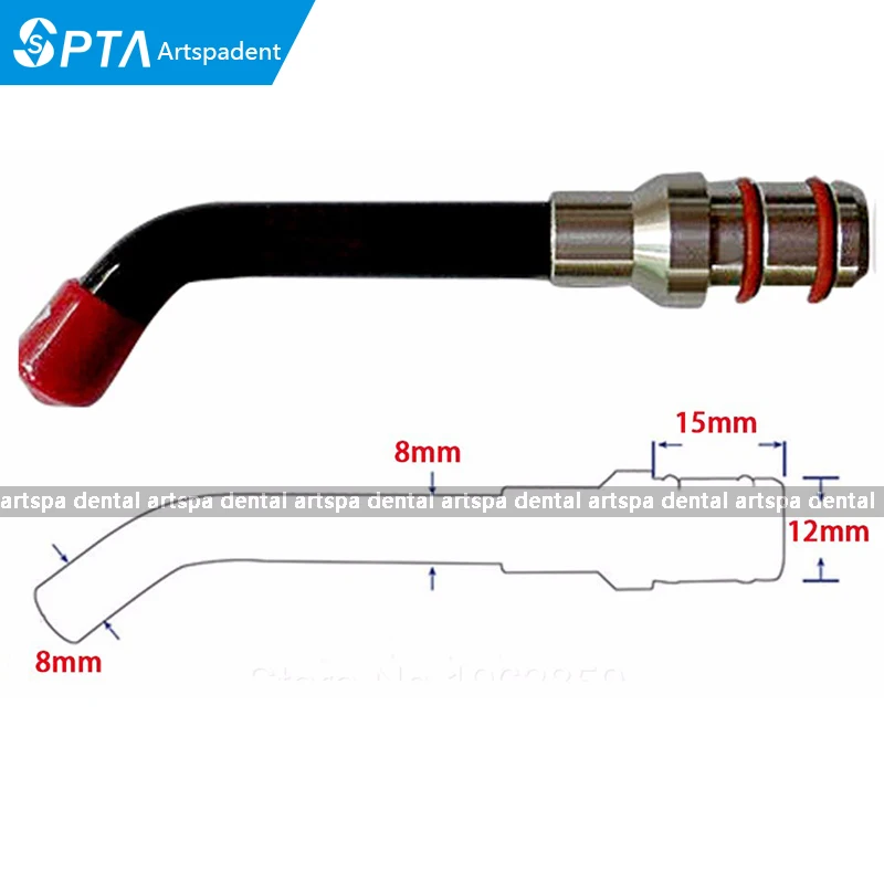 dental curing light tips 8x15x12mm Universal Tip Guide Optic Fiber Rod