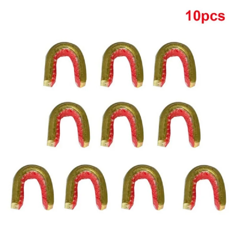 

10pcs Archery Arrow Bow Strings Buckle Clip Nock Set Copper Nocking Point Bow String Position Shooting Accessories New