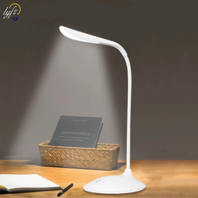 

Touch dimmable LED desk lamp USB charging reading book light eye protection led table lamp