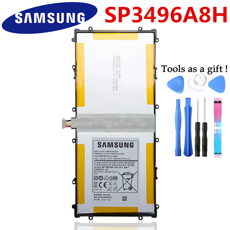 

SAMSUNG Original Replacement Battery SP3496A8H For Samsung Google Nexus 10 GT-P8110 HA32ARB Authentic Tablet Battery 9000mAh