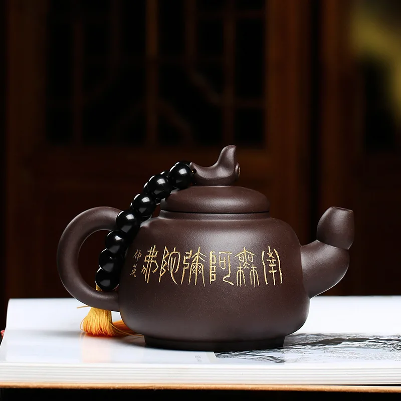 Художник Xianzhong Yinglu Qiaoying оригинальная Шахта фиолетовая глина ручной работы Jigong горшок оптом на заказ один заменитель