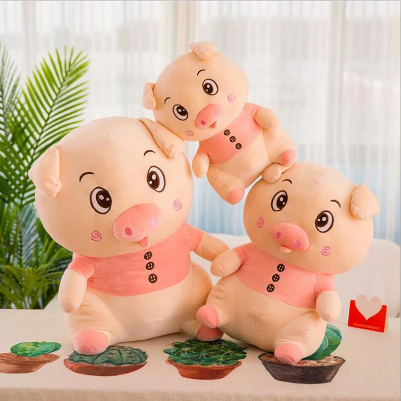 

New Style Cute Pig Plush Toys Stuffed Animal Pigs Soft Plush Doll Toy Children Girls Birthday & Christmas Gift