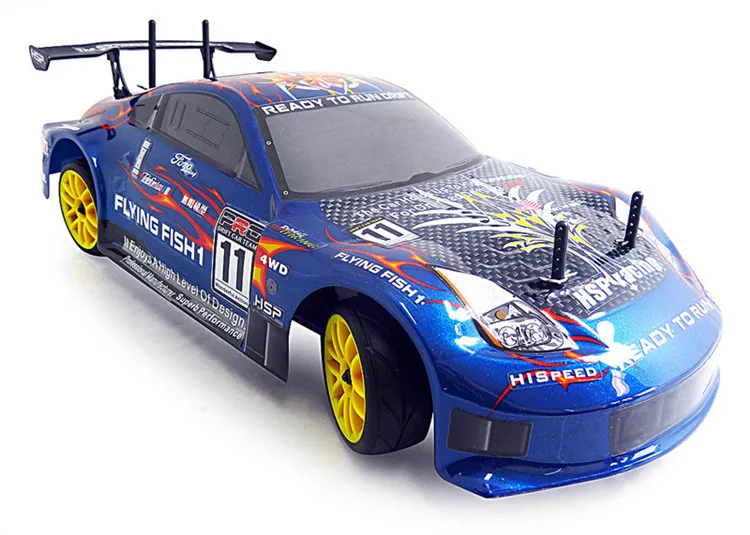 HSP Rc Car 4wd Nitro Gas Power Remote Control Car 1/10 Scale On Road