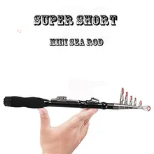 Top Quality Telescopic Sea Fishing Rod 2.1M Carbon Fiber Jigging Pole Spinning Fishing Carp Reel Travel Rod Casting China