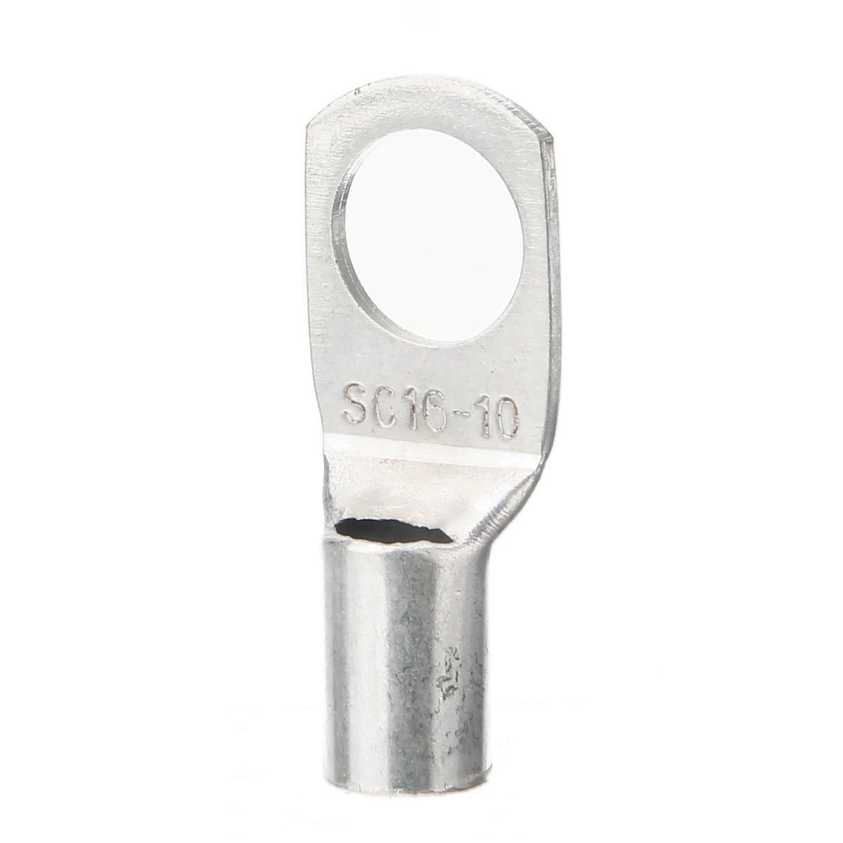 10pcs/set Crimp/Solder Battery Lug Terminal 16mm Cable Connector With 10mm Bolt Hole For Auto Terminals