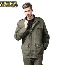 Zuoxiangru для мужчин Военная Униформа тактическая куртка Охота Спорт Армия для боевой подготовки спецназа ветрозащитная верхняя одежда Осенняя