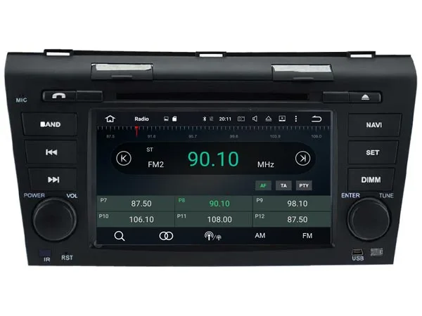 Perfect Ips screen Android 8.0 Car Dvd Navi Player FOR MAZDA 3 2004 2005 2006 2007 2008 2009 gps auto stereo audio multimedia 2