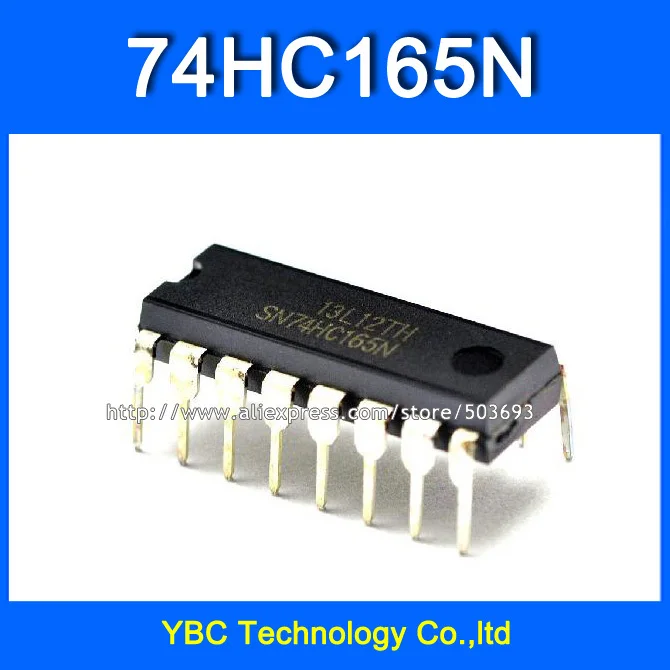 10x SN74HC165N DIP-16 – 74HC165, 74HC157N, 74HC161N, 74HC164N, 74HC163N, 74HC166N – Logik-ICs Im Set