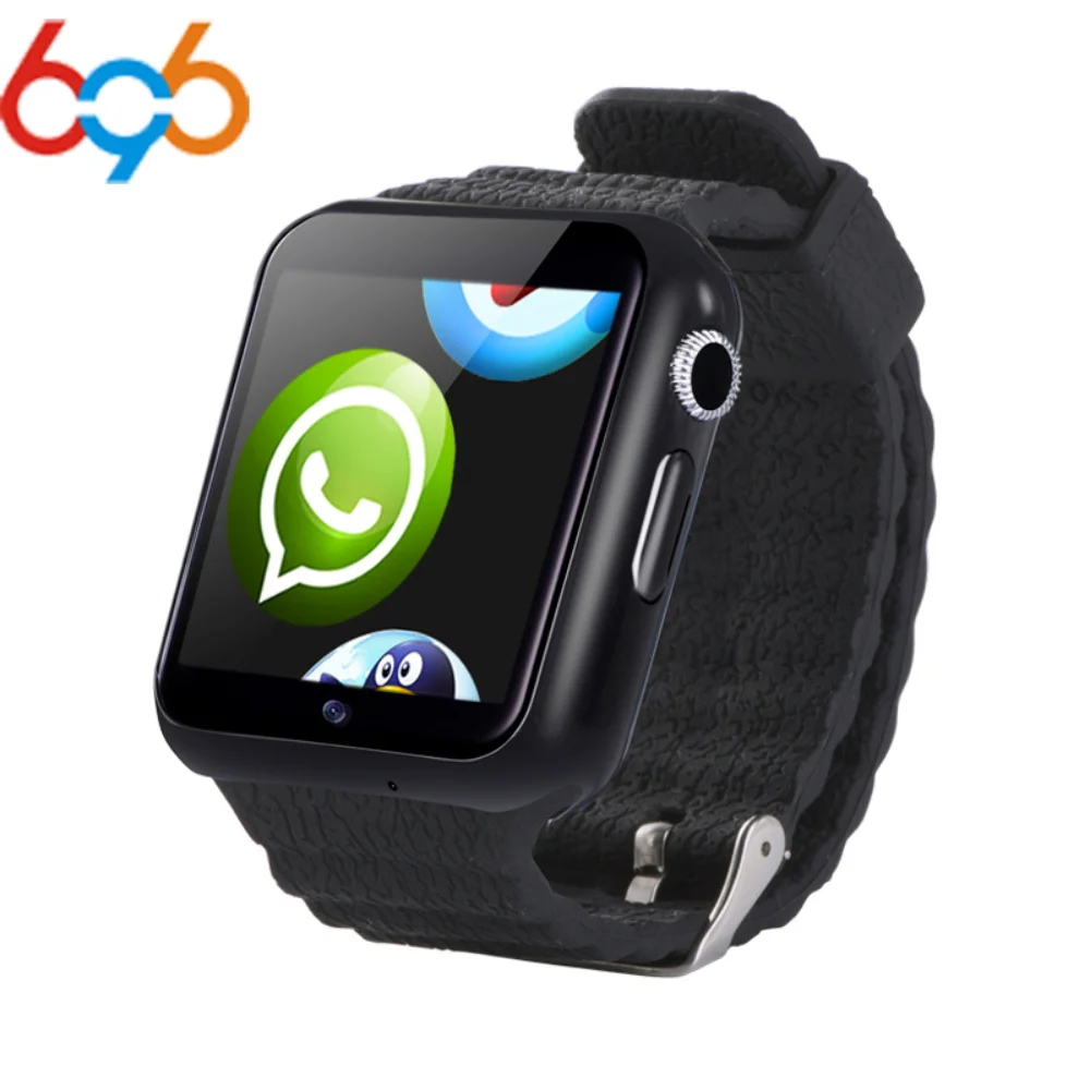 696 V7W Смарт-часы SIM Камера Smartwatch для Android смартфона сенсорный экран MTK6572 |