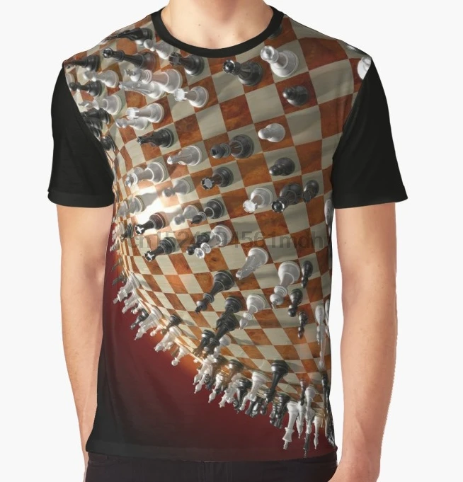 

All Over Print T-Shirt Men Funy tshirt Global Chess Game Short Sleeve O-Neck Graphic Tops Tee women t shirt
