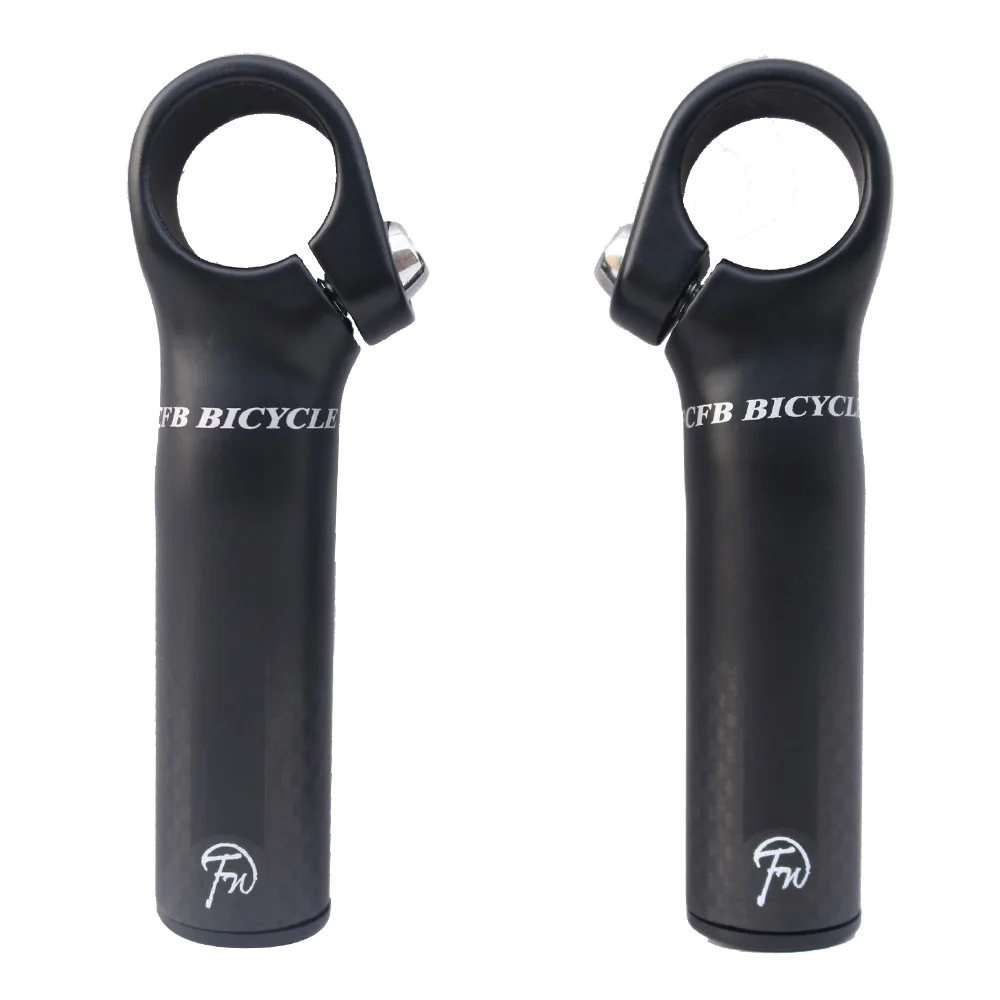 

new arrive FCFB FW matt color small auxiliary handlbar mountain bike 3k bar ends 110g carbon parts free shipping