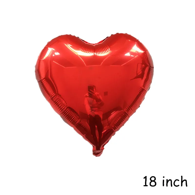 10 шт. 18 дюймов романтические сердца жемчужные розовые фольгированные гелиевые шары День рождения Свадьба День Святого Валентина вечерние воздушные шары для украшения