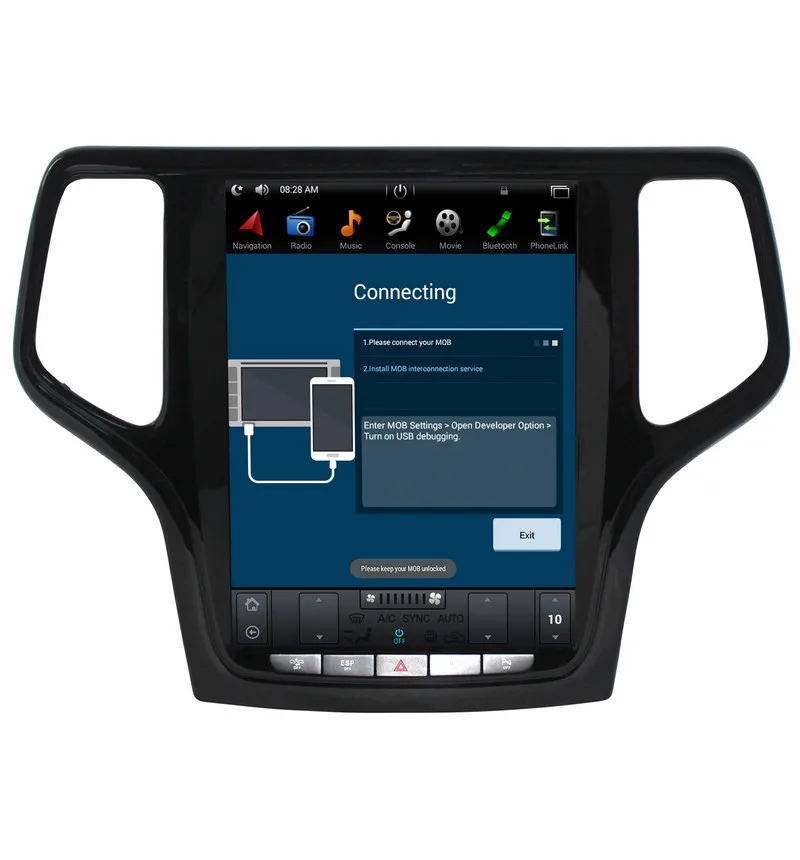 Discount 10.4" Vertical Screen Android 7.1 Car Player GPS Navigation for Jeep Grand Cherokee 2014 2015 2016 with Radio BT USB Stereo 6 Discount 10.4" Vertical Screen Android 7.1 Car Player GPS Navigation for Jeep Grand Cherokee 2014 2015 2016 with Radio BT USB Stereo 6