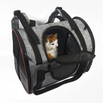

Pet Carrier Bag Backpack For Small Cats Dogs Soft-Sided Pet Travel Carrier with Good Ventilation for Car Seat Hiking Outdoor Use