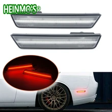 For Dodge Challenger 2008-2014 For Dodge Charger 2011-2014 Rear Side Marker Lamps Turn Signals SMD Red LED Lights               