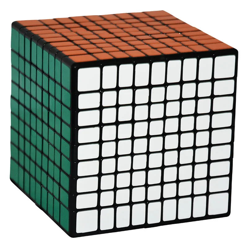 Lefun Shengshou 9x9x9 Puzzle Cube Black Base With PVC Stickers As Gifts 9Layer Magico Cubo For ...