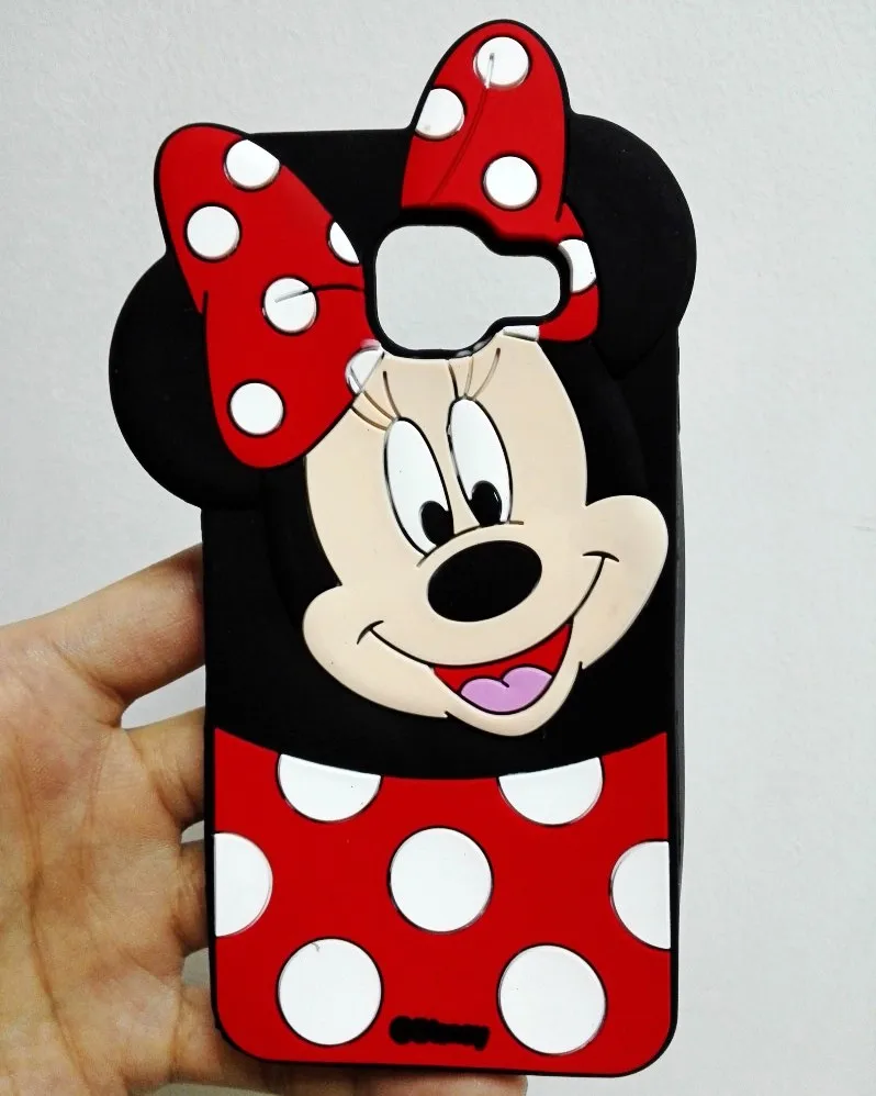 3D Minnie Mouse Silicone Cover Case For Samsung galaxy A3 2016 sm ...