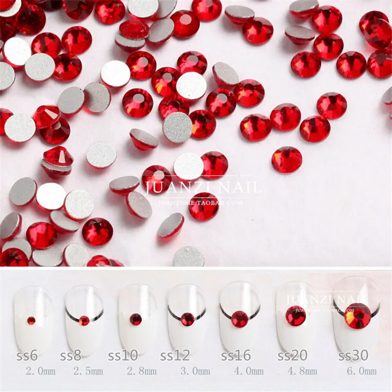 CCBLING ss3 ss30 плоская задняя кристальная подсветка Siam 3d дизайн ногтей хрустальные