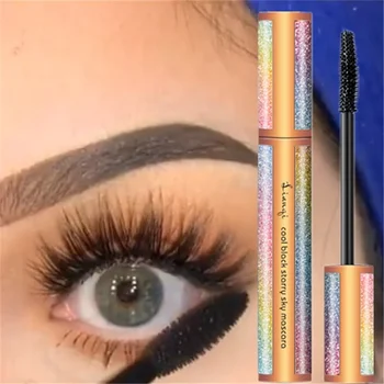 

4D Star Lash Mascara Waterproof for Eyelash Lengthening Black Thicker Eye Lashes Quick Dry Big Eyes Makeup Cosmetics