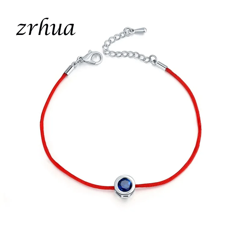 ZRHUA браслеты с подвесками Femme для женщин и мужчин Lucky Red String дружбы Wish подарок на