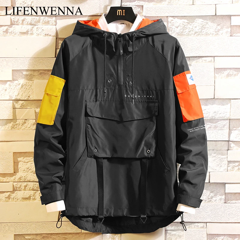 Hot Sale 2019 Jacket Men New Style Fashion Patchwork Coat Jacket Hooded Baseball Jacket Mens Bomber Streetwear Jackets Coats 5XL Hot Sale 2019 Jacket Men New Style Fashion Patchwork Coat Jacket Hooded Baseball Jacket Mens Bomber Streetwear Jackets Coats 5XL