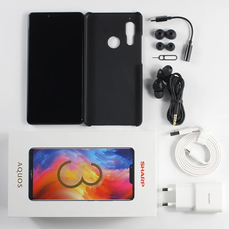 Глобальная версия SHARP AQUOS S3 4 Гб 64 Quick Charge 3 0 Смартфон Snapdragon 630 Octa Core 6 'ཌMP NFC 3200 мА/ч