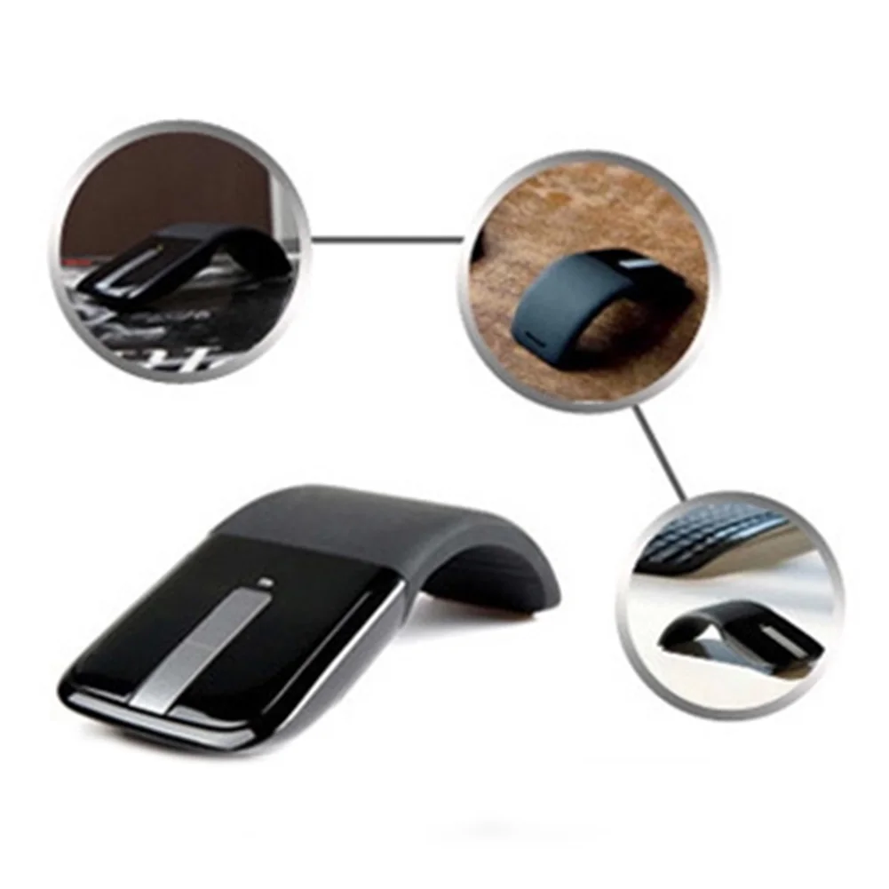 

New Hot Ultra Thin Arc Touches Wireless Home Optical Mouse Mice USB for I/PC/AT//386/486/PENTIUM Q99 DJA99