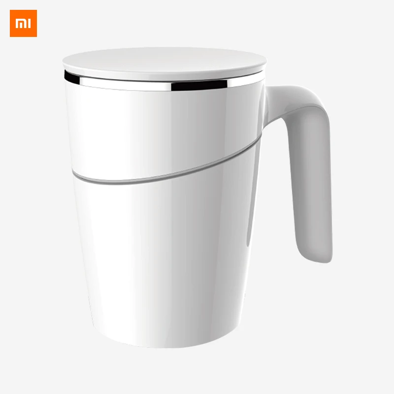 Xiaomi Fiu 470 мл, не заливающая чашка, умная чашка для воды, инновационная, волшебная присоска, нескользящая, АБС, двойная изоляция, 304 из нержавеющей стали