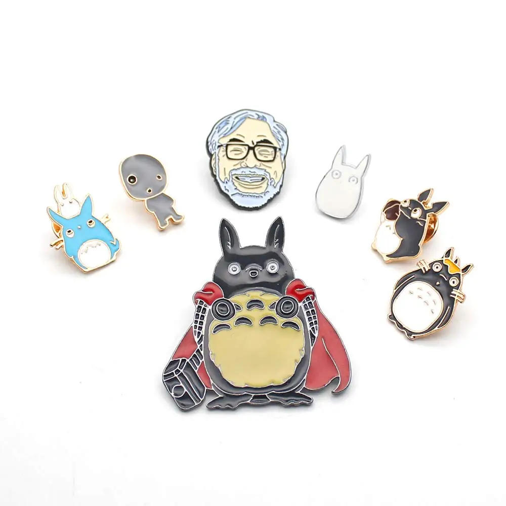 Значок Мой сосед Тоторо Аниме Ghibli Миядзаки Хаяо чуу Косплей металлический